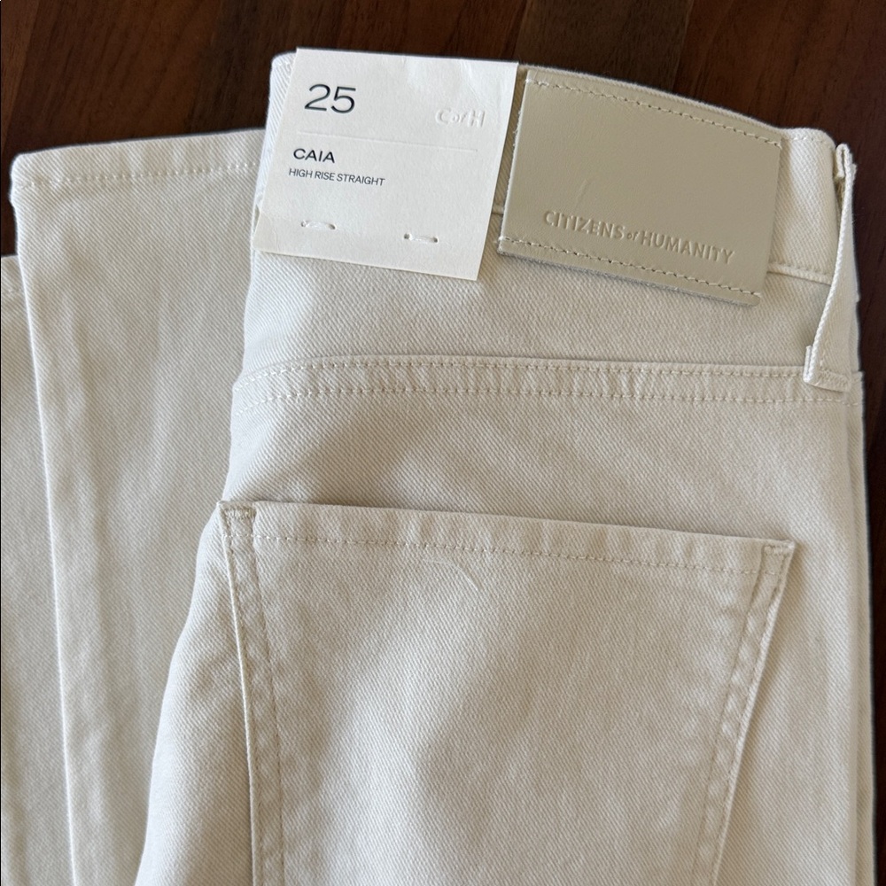Citizens of Humanity Caia High-Rise Straight Jeans - Plaster